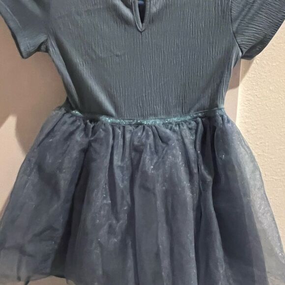 H&M Tulle-skirt  Blue Dress 5-6 - Picture 3 of 6